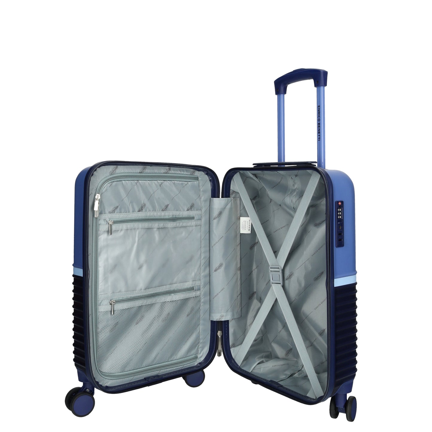Enrico Benetti - Princetown Handbagage (Navy-Jeans) | 55x35x20cm