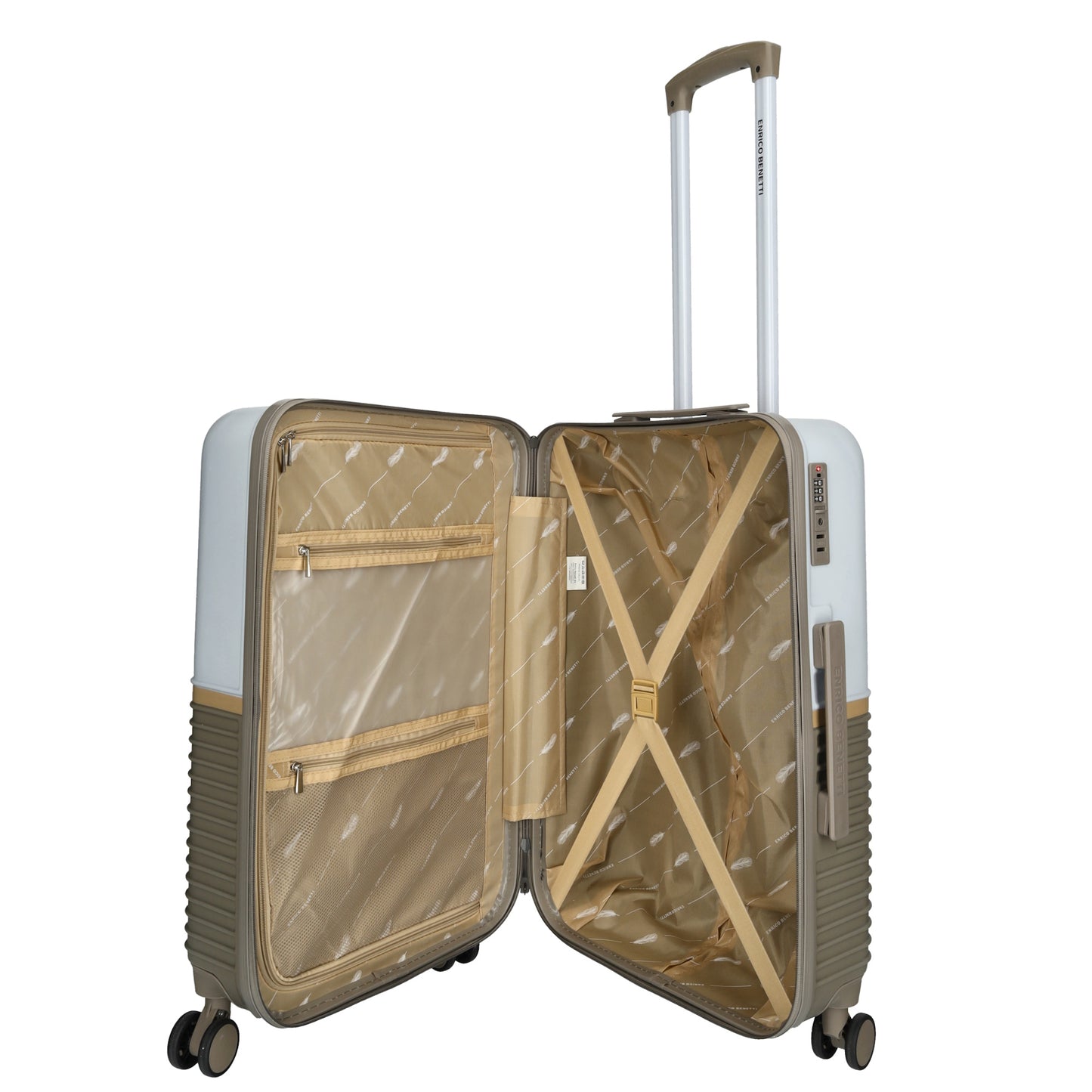 Enrico Benetti - Princetown Middel (Taupe-Ivoor) | 65x45x26cm