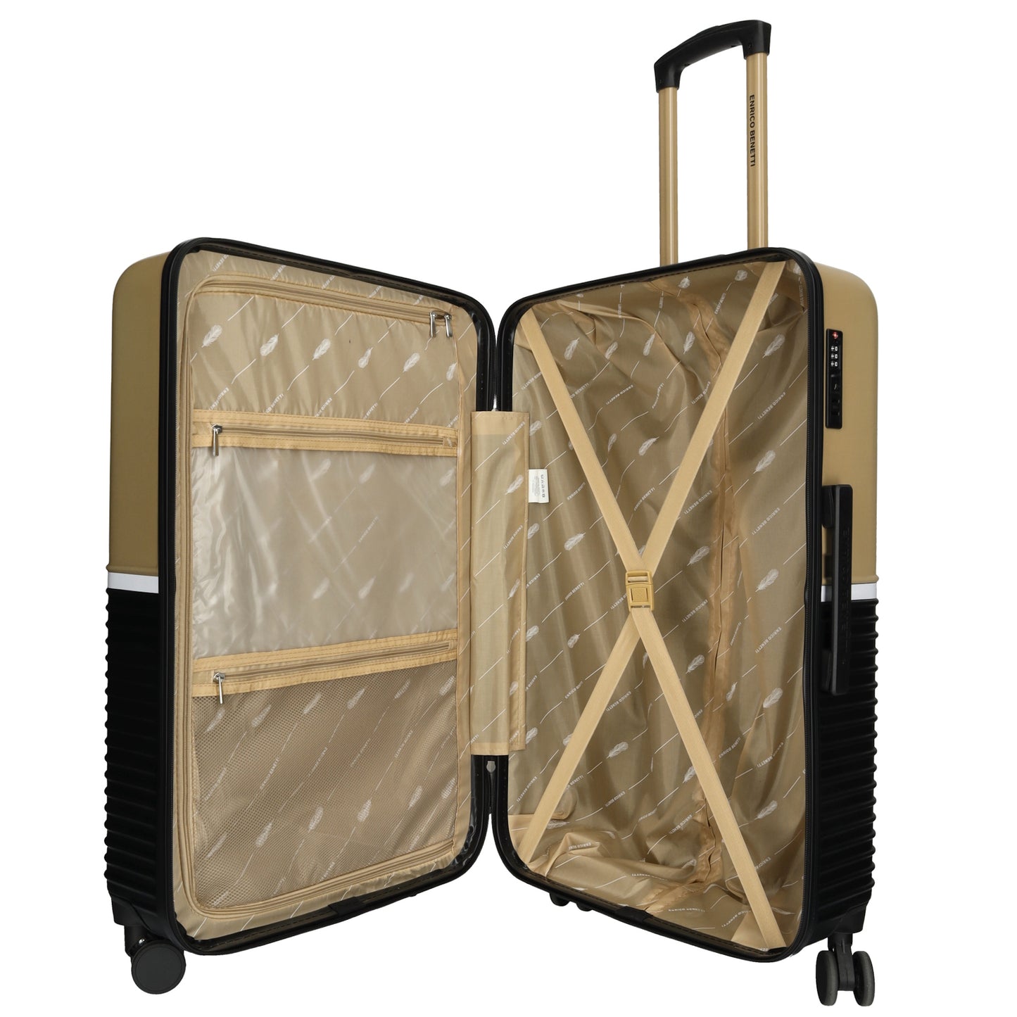 Enrico Benetti - Princetown Groot (Zwart-Camel) | 75x52x30cm
