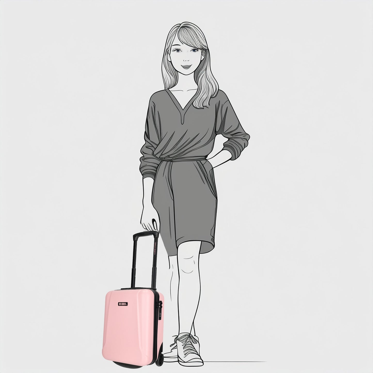 Enrico Benetti - Edmonton underseater (Roze) | 40x30x20cm