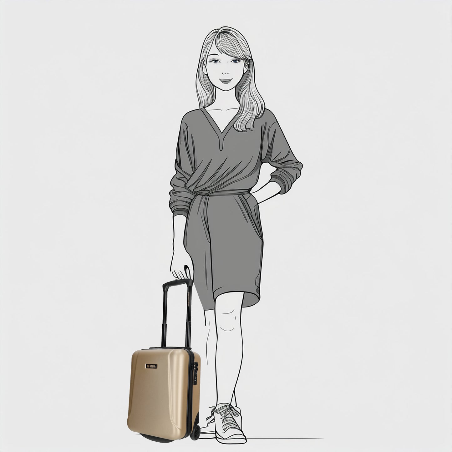 Enrico Benetti - Edmonton underseater (Champagne) | 40x30x20cm