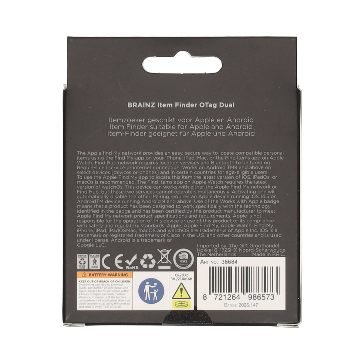 Brainz - Finder OTag Dual