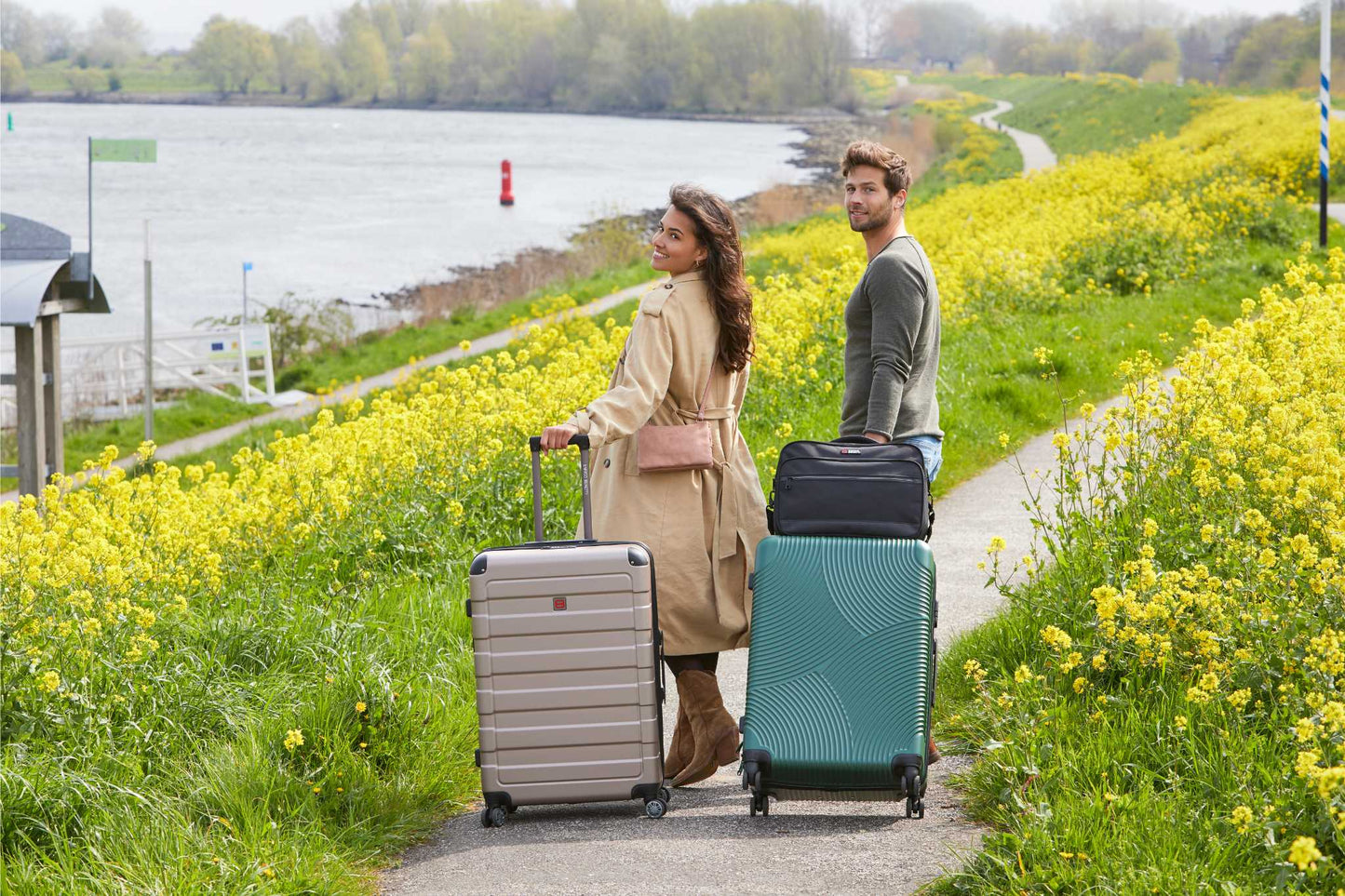 Enrico Benetti - Louisville Groot (Olijf Groen) | 75x46x27cm