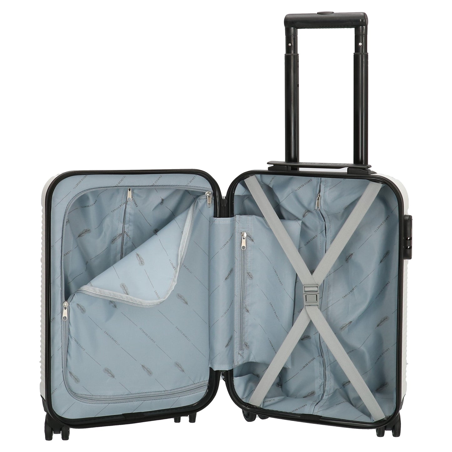 Enrico Benetti - Louisville Handbagage (Wit) | 54x35x20cm
