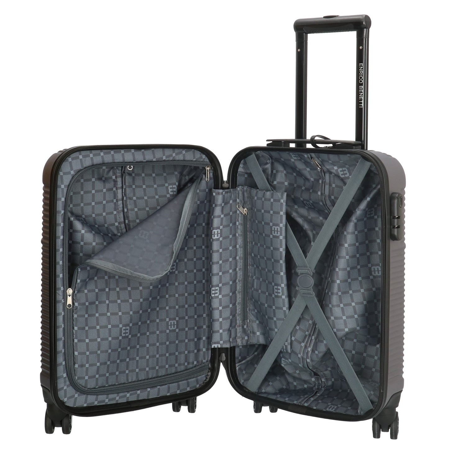Enrico Benetti - Louisville Handbagage (Grijs) | 54x35x20cm