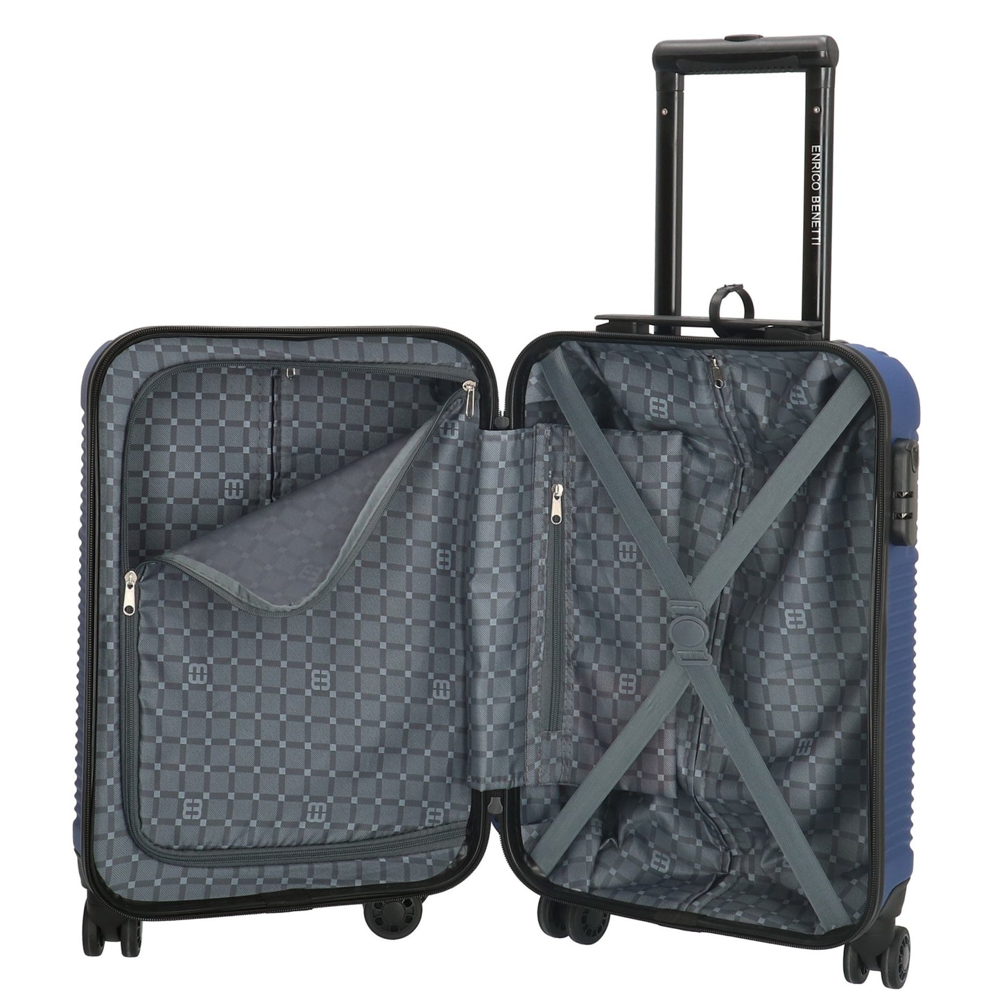 Enrico Benetti - Louisville Handbagage (Staalblauw) | 54x35x20cm