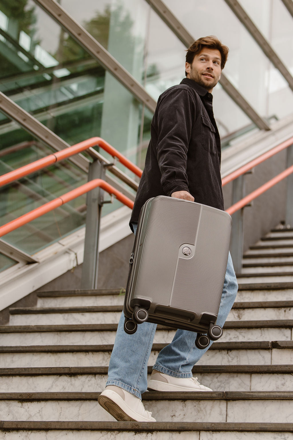 Enrico Benetti - Richmond Handbagage (Antraciet) | 55x35x20cm