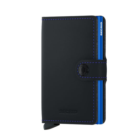 Secrid - Miniwallet Matte (Zwart & Blauw)