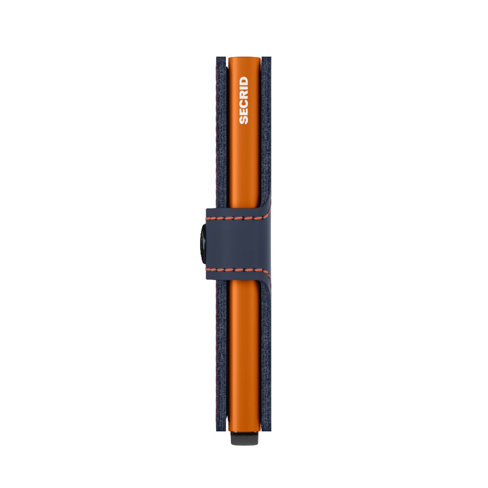 Secrid - Miniwallet Matte (Nacht Blauw & Oranje)