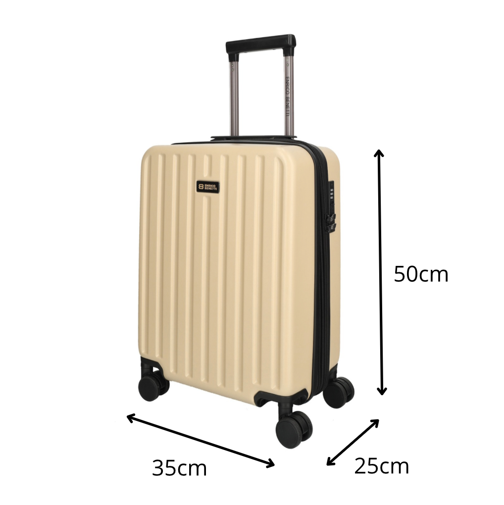 Enrico Benetti - Portland Handbagage (Beige) | 50x35x25cm