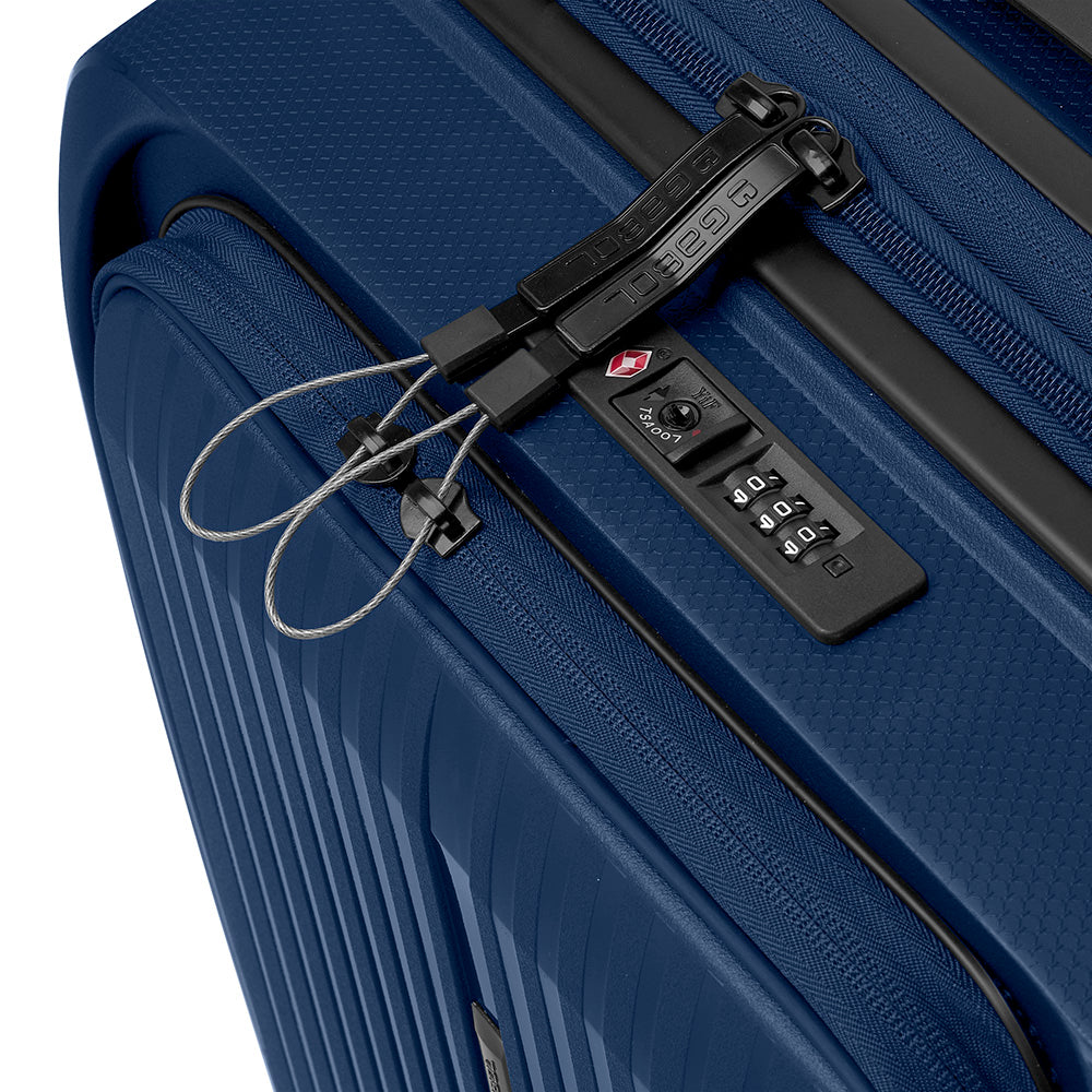 Gabol - Brooklyn Handbagage Met Laptopvak (Donker Blauw) | 55x40x22/25cm