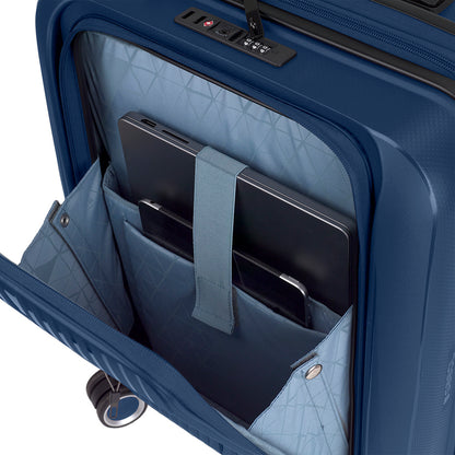 Gabol - Brooklyn Handbagage Met Laptopvak (Donker Blauw) | 55x40x22/25cm