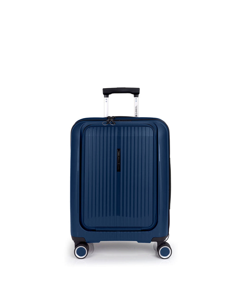 Gabol - Brooklyn Handbagage Met Laptopvak (Donker Blauw) | 55x40x22/25cm