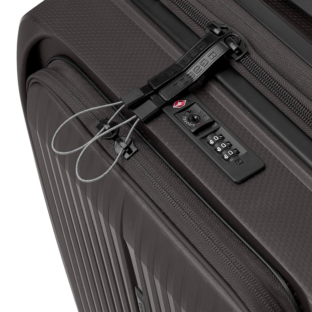 Gabol - Brooklyn Handbagage Met Laptopvak (Grijs) | 55x40x22/25cm