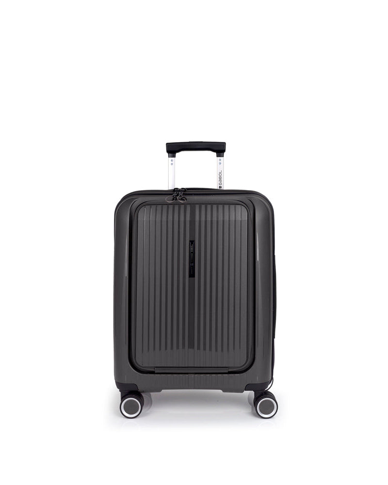 Gabol - Brooklyn Handbagage Met Laptopvak (Grijs) | 55x40x22/25cm