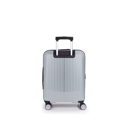 Gabol - Brooklyn Handbagage Met Laptopvak (Zilver) | 55x40x22/25cm