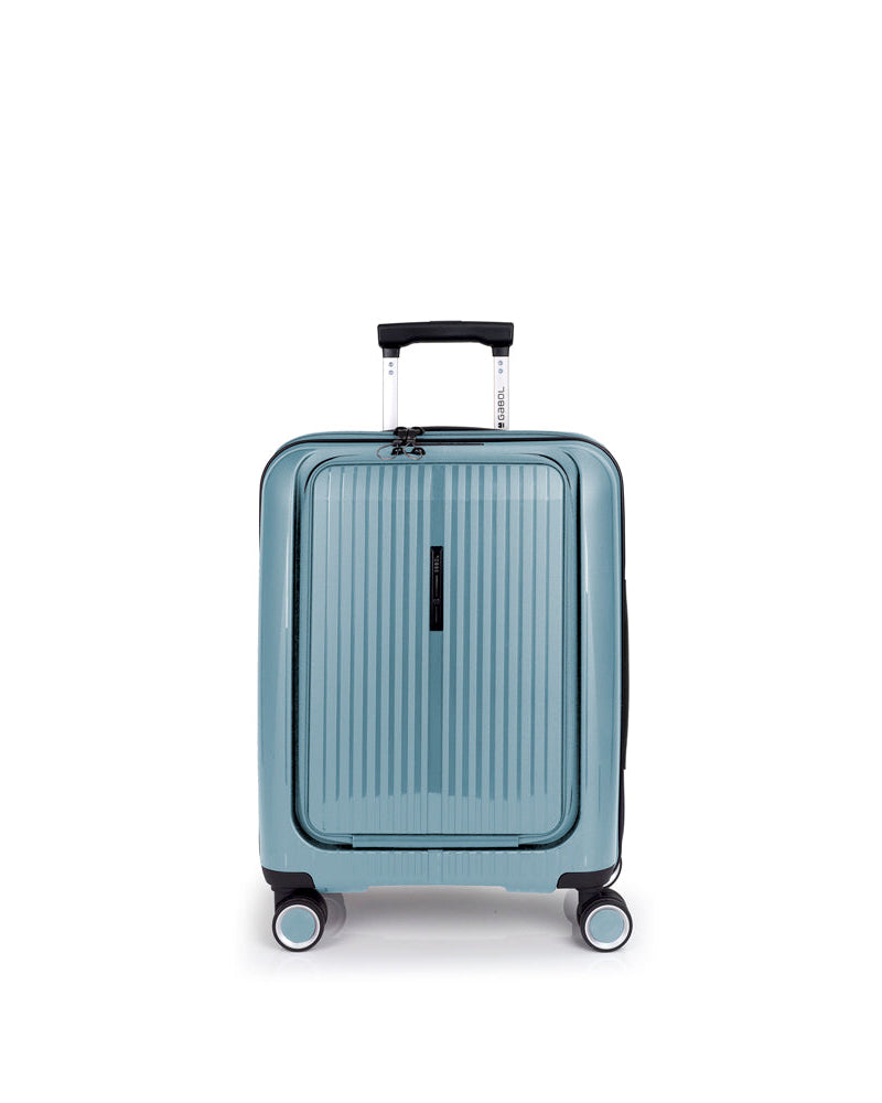 Gabol - Brooklyn Handbagage Met Laptopvak (Lichtblauw) | 55x40x22/25cm