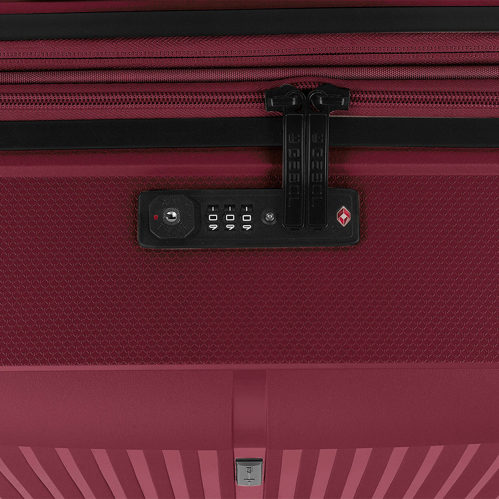 Gabol - Brooklyn Middel (Bordeauxrood) | 65x45x27/30cm