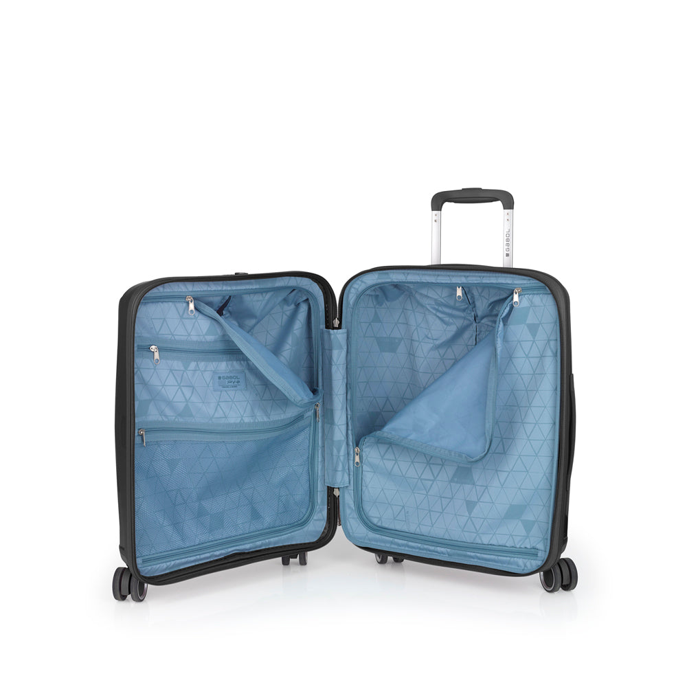 Gabol - Queens Handbagage (Zwart) | 54x40x22/25cm
