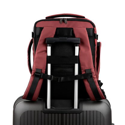 Gabol - Canada Rugzak/Underseater (Bordeaux Rood) | 40x30x20cm