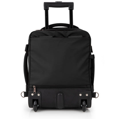 Gabol - Canada Rugzak/Underseater Met Wielen (Zwart) | 40x30x20cm