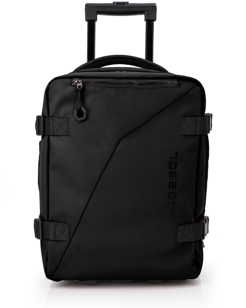 Gabol - Canada Rugzak/Underseater Met Wielen (Zwart) | 40x30x20cm