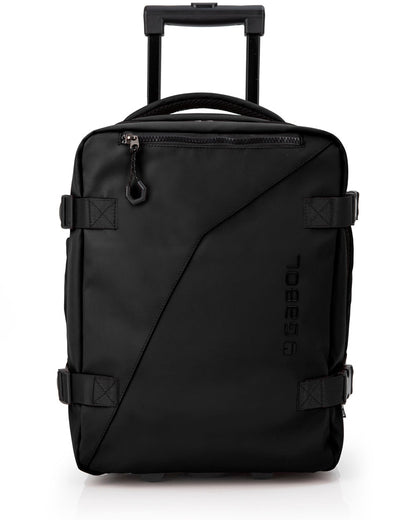 Gabol - Canada Rugzak/Underseater Met Wielen (Zwart) | 40x30x20cm