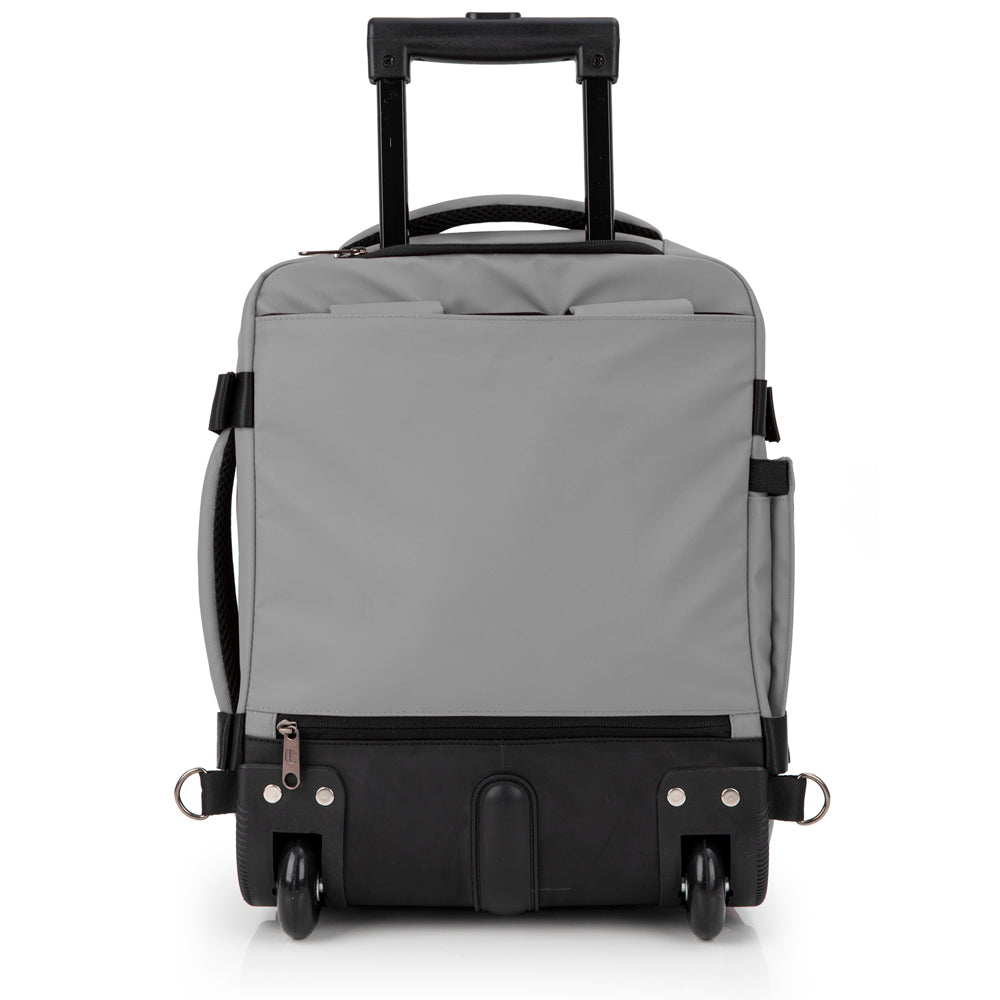 Gabol - Canada Rugzak/Underseater Met Wielen (Grijs) | 40x30x20cm