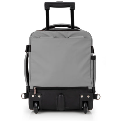 Gabol - Canada Rugzak/Underseater Met Wielen (Grijs) | 40x30x20cm