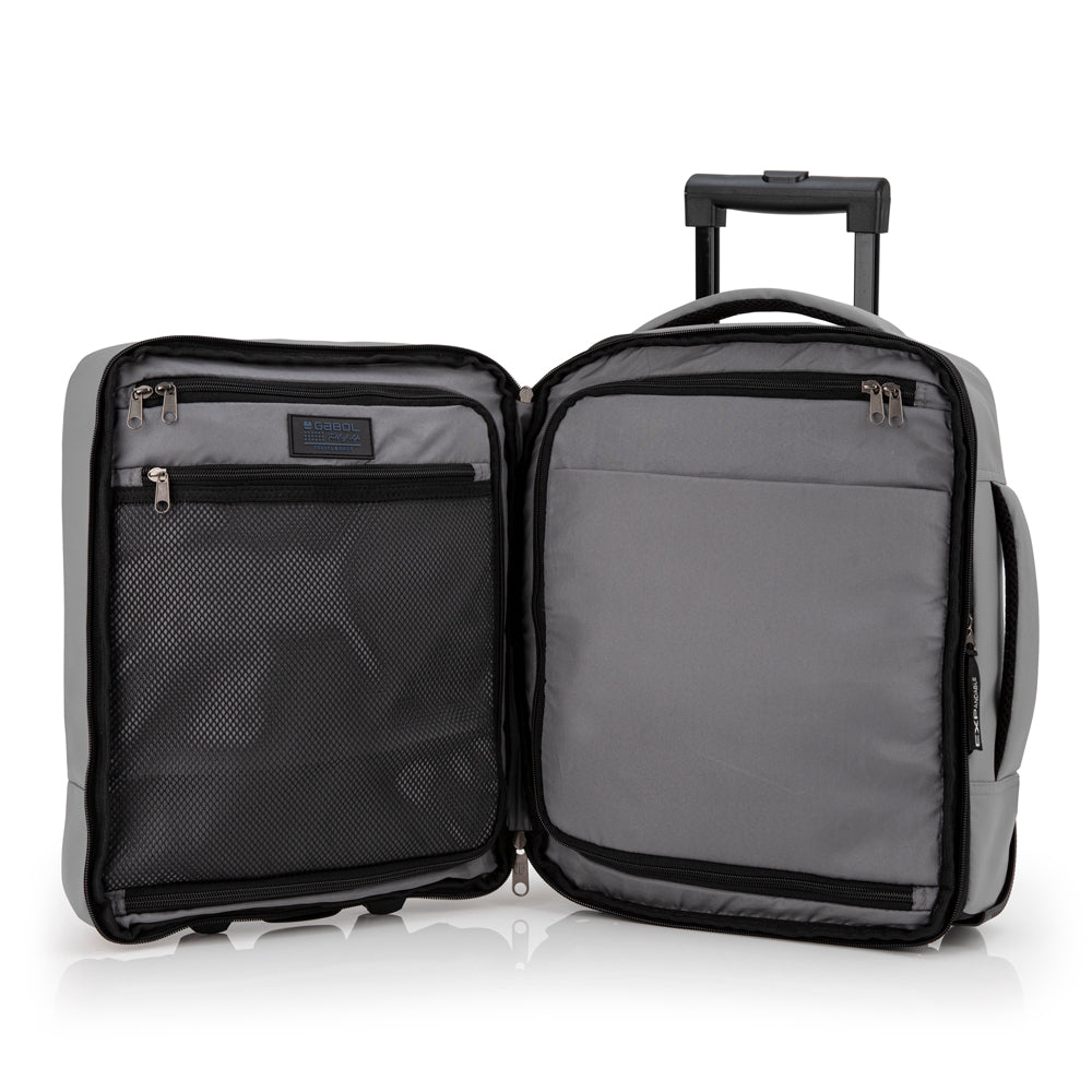 Gabol - Canada Rugzak/Underseater Met Wielen (Grijs) | 40x30x20cm
