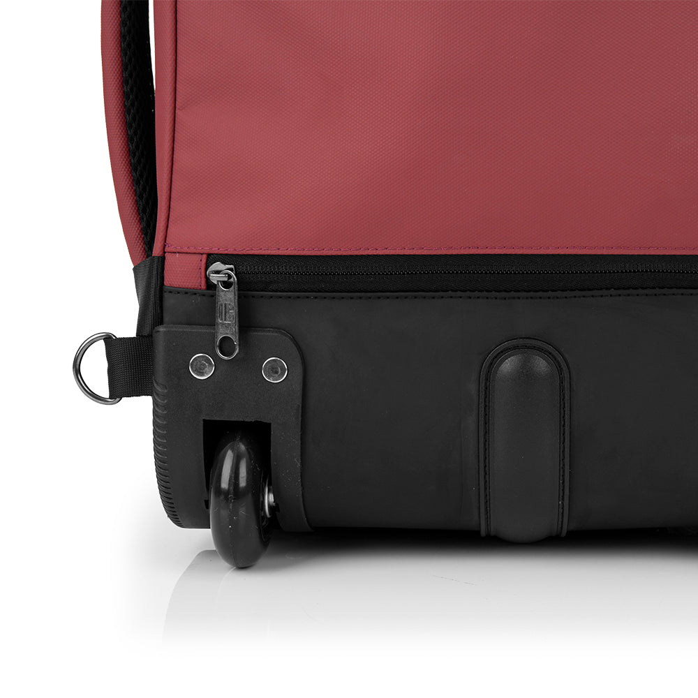 Gabol - Canada Rugzak/Underseater Met Wielen (Bordeaux Rood) | 40x30x20cm