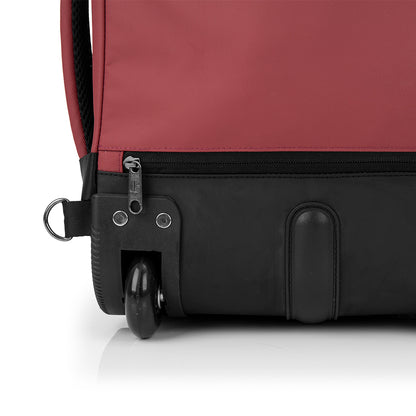 Gabol - Canada Rugzak/Underseater Met Wielen (Bordeaux Rood) | 40x30x20cm