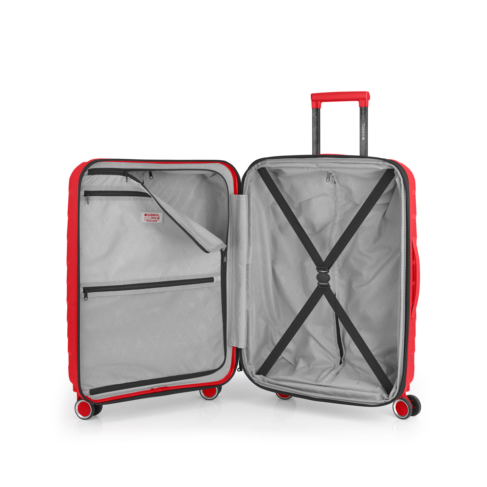 Gabol - Soho Middel (Rood) | 66x44x28/32cm