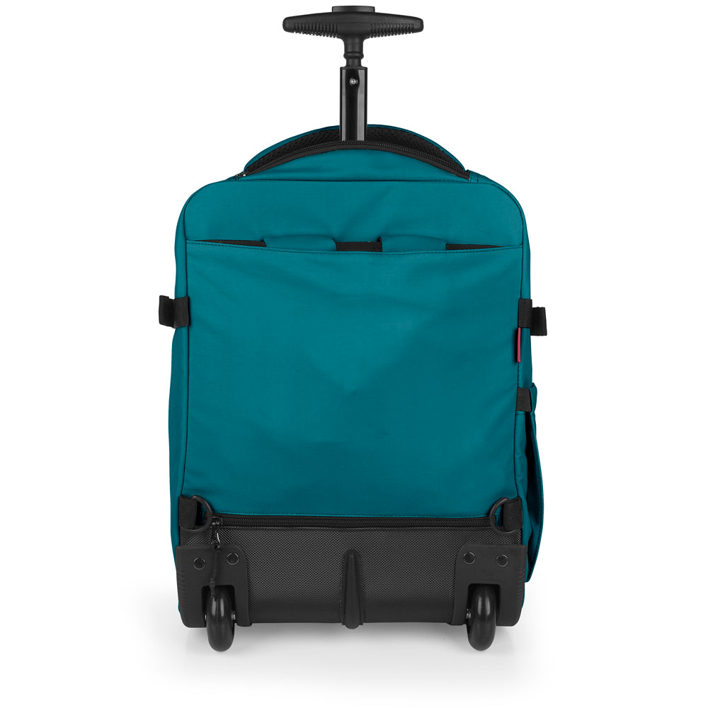 Gabol - Vancouver Rugzak/Underseater Met Wielen (Turquoise) | 40x30x20/24cm