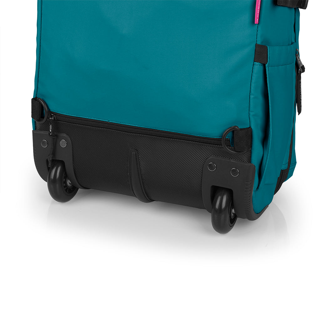 Gabol - Vancouver Rugzak/Underseater Met Wielen (Turquoise) | 40x30x20/24cm