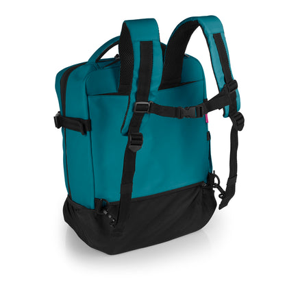 Gabol - Vancouver Rugzak/Underseater Met Wielen (Turquoise) | 40x30x20/24cm