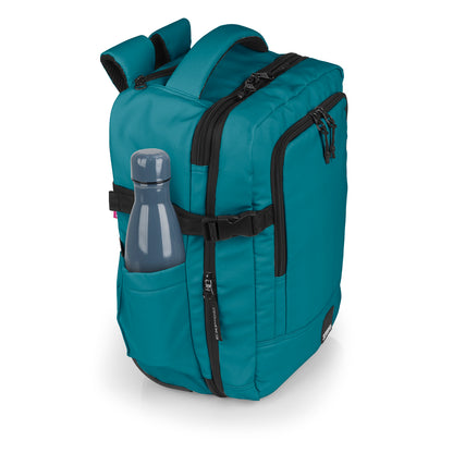 Gabol - Vancouver Rugzak/Underseater Met Wielen (Turquoise) | 40x30x20/24cm