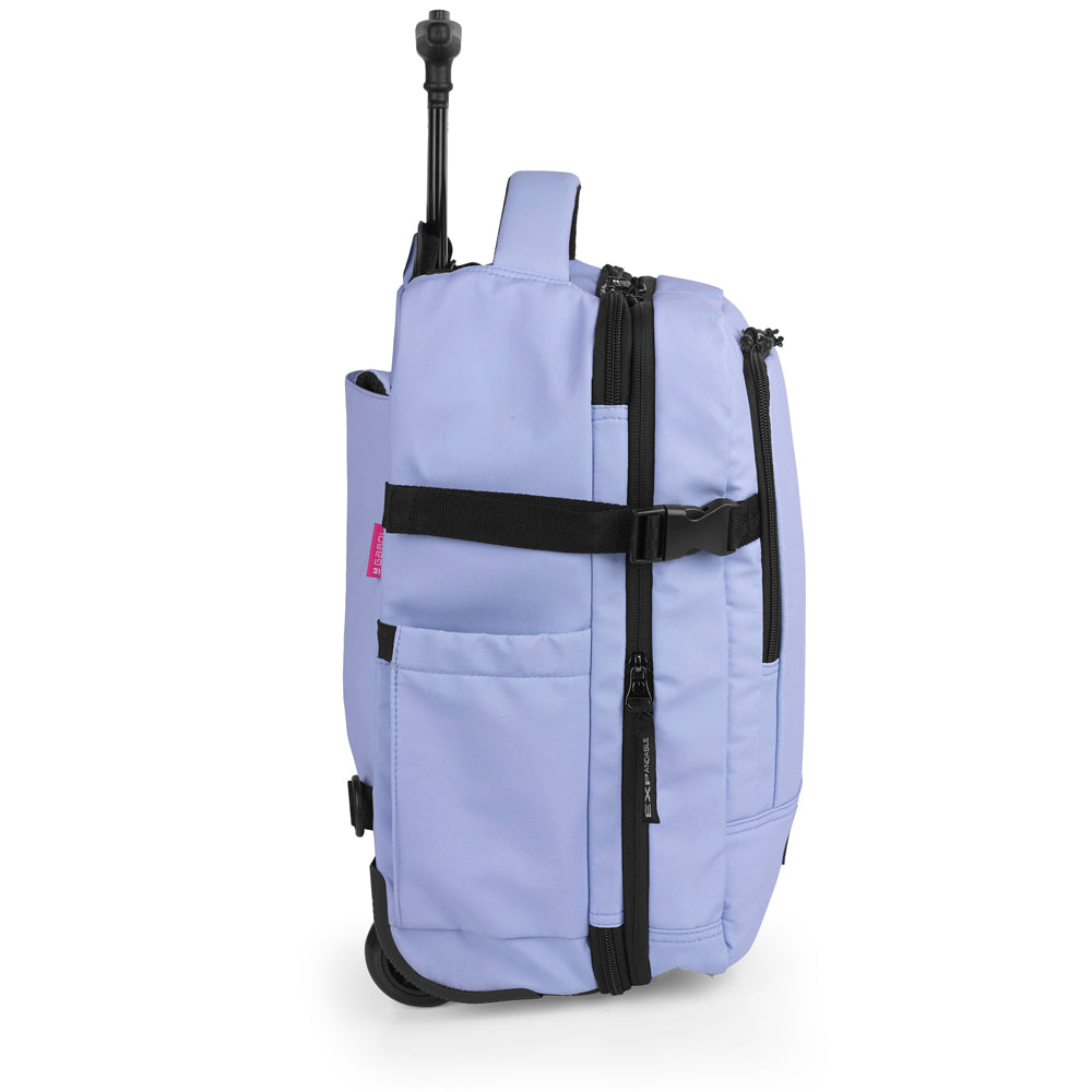 Gabol - Vancouver Rugzak/Underseater Met Wielen (Paars) | 40x30x20/24cm