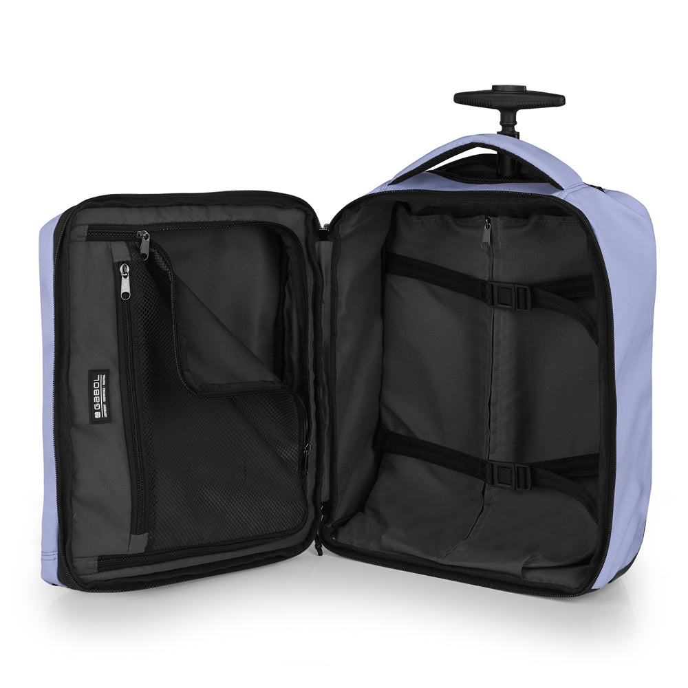 Gabol - Vancouver Rugzak/Underseater Met Wielen (Paars) | 40x30x20/24cm