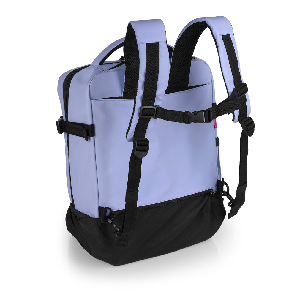 Gabol - Vancouver Rugzak/Underseater Met Wielen (Paars) | 40x30x20/24cm