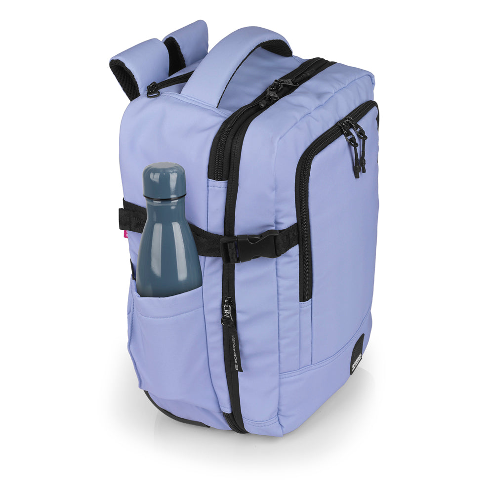 Gabol - Vancouver Rugzak/Underseater Met Wielen (Paars) | 40x30x20/24cm