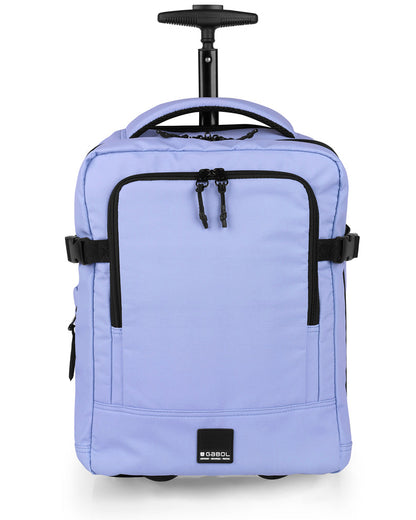 Gabol - Vancouver Rugzak/Underseater Met Wielen (Paars) | 40x30x20/24cm