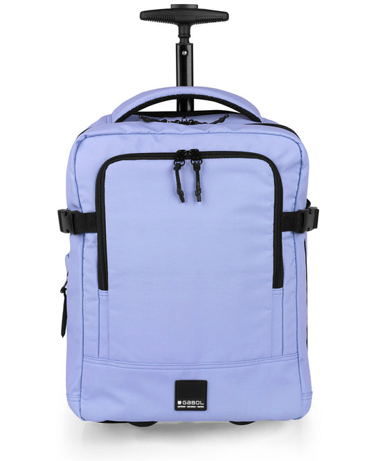 Gabol - Vancouver Rugzak/Underseater Met Wielen (Paars) | 40x30x20/24cm