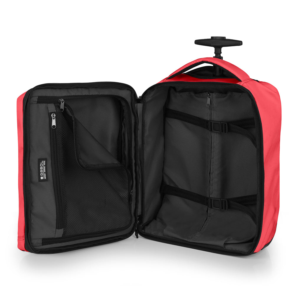 Gabol - Vancouver Rugzak/Underseater Met Wielen (Koraalroze) | 40x30x20/24cm