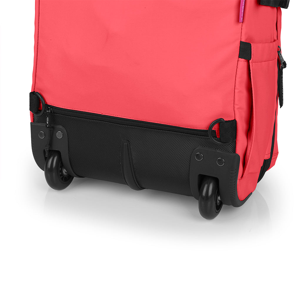 Gabol - Vancouver Rugzak/Underseater Met Wielen (Koraalroze) | 40x30x20/24cm