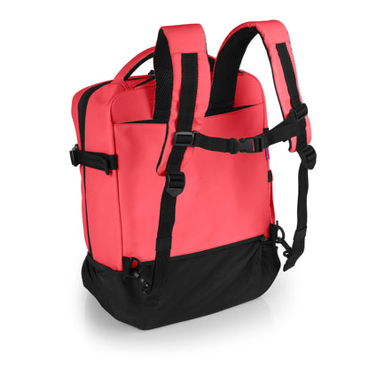 Gabol - Vancouver Rugzak/Underseater Met Wielen (Koraalroze) | 40x30x20/24cm