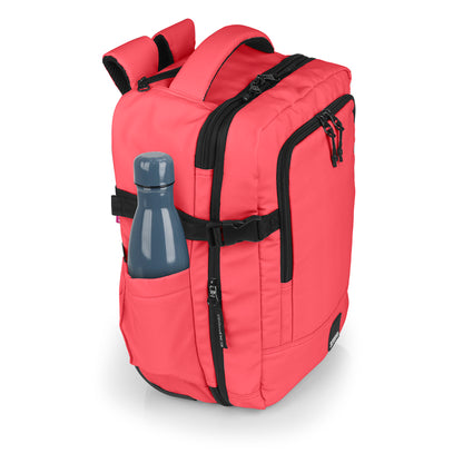 Gabol - Vancouver Rugzak/Underseater Met Wielen (Koraalroze) | 40x30x20/24cm