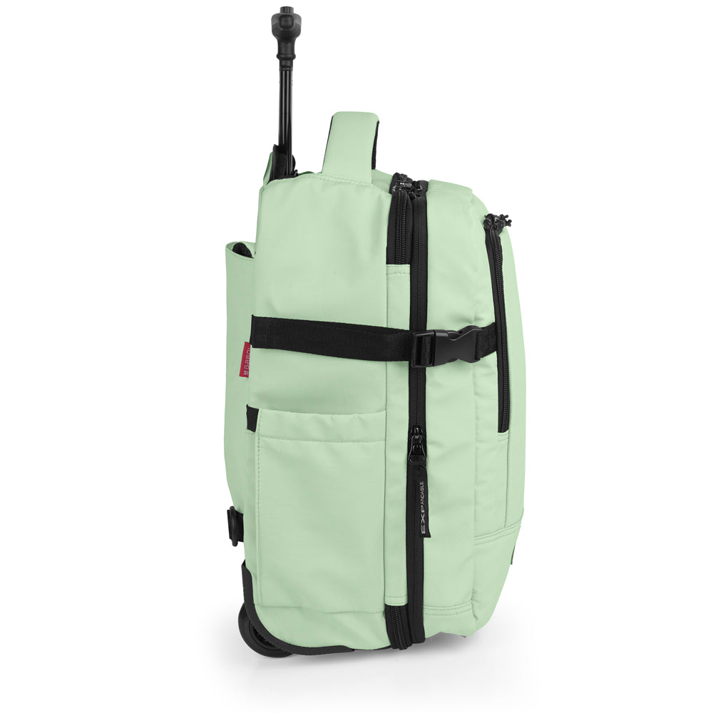 Gabol - Vancouver Rugzak/Underseater Met Wielen (Mintgroen) | 40x30x20/24cm