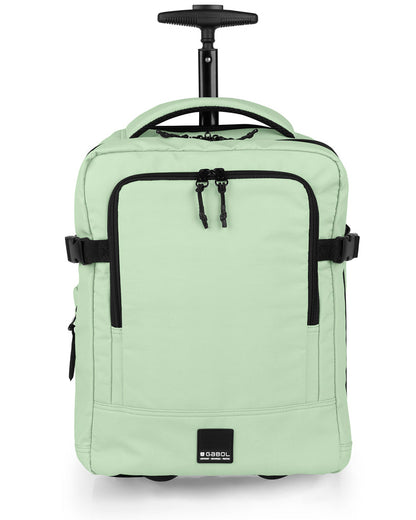 Gabol - Vancouver Rugzak/Underseater Met Wielen (Mintgroen) | 40x30x20/24cm