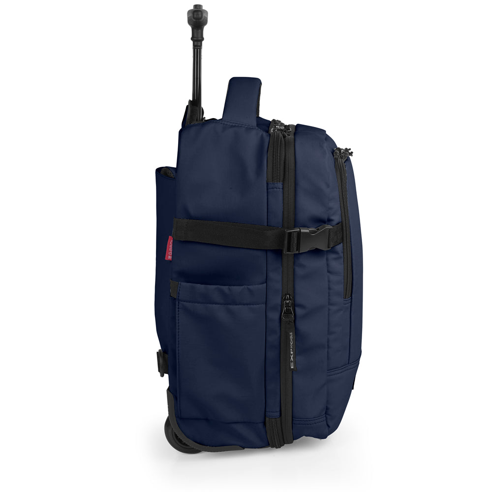 Gabol - Vancouver Rugzak/Underseater Met Wielen (Donker Blauw) | 40x30x20/24cm